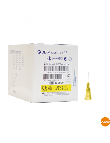 Agujas microlance BD - 30G x 13mm