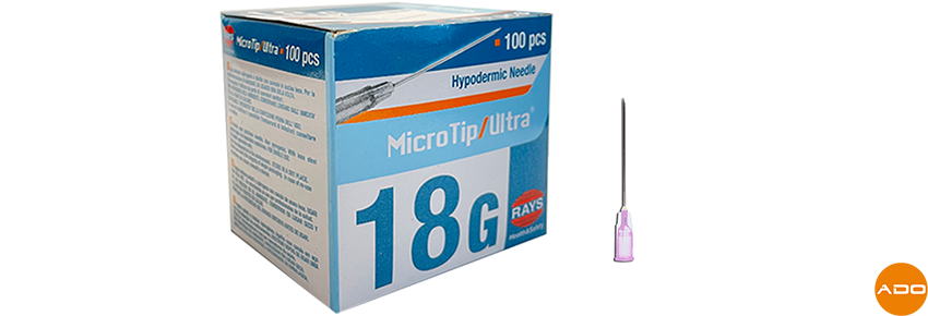 Aguja hipodérmica - 18G