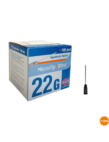 Aguja ipodérmica - 22G