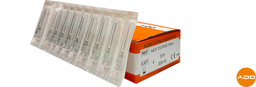 Aiguilles pour sclérothérapie - 27G x 25mm