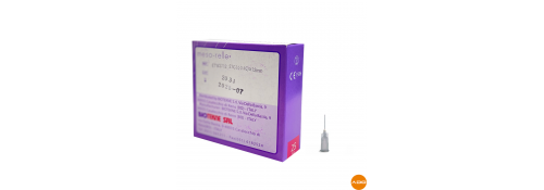 Agujas para mesoterapia - 27G x 12 mm P. Delgado