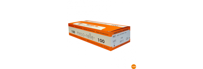 Agujas para mesoterapia - 27G x 4mm