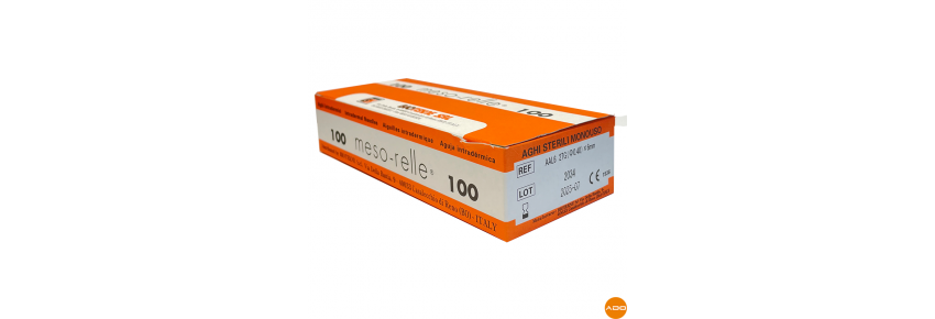 Nadeln für Mesotherapie - 27G x 6mm