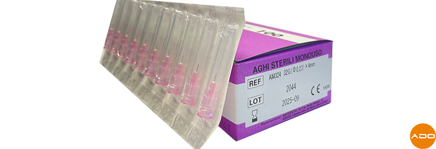 Agujas para mesoterapia - 32G x 4mm