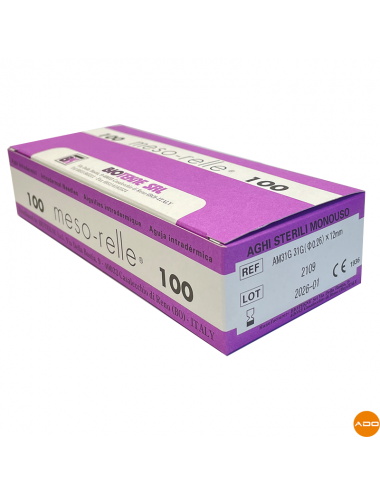 Nadeln für Mesotherapie - 31G x 12mm