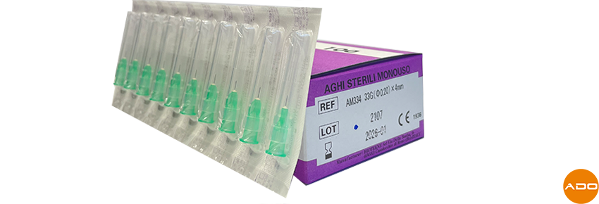 Nadeln für Mesotherapie - 33G x 4mm