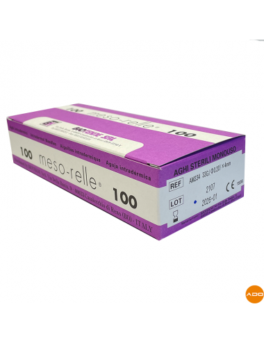 Agujas para mesoterapia - 33G x 4mm