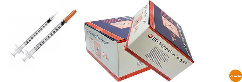 BD Micro-Fine™ Syringes - 0.3 ml