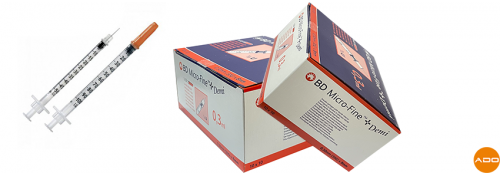 BD Micro-Fine™ Syringes - 0.3 ml