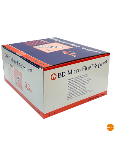 Jeringas BD Micro-Fine™ - 0,3 ml