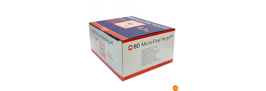 Jeringas BD Micro-Fine™ - 0,3 ml
