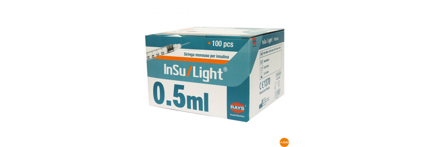 Siringhe InSu/Light® - 0,5 ml