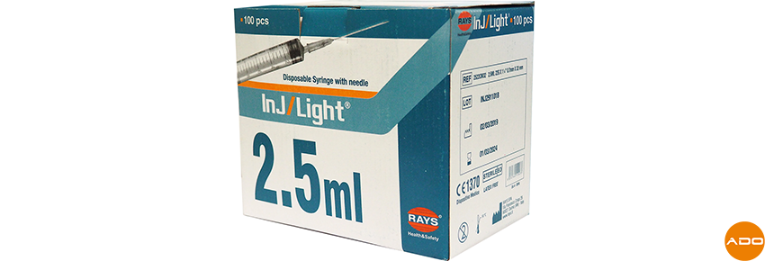 Jeringas InJ/Light® - 2,5 ml