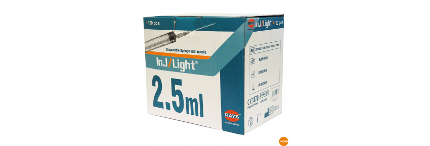 Syringes InJ/Light® - 2.5 ml