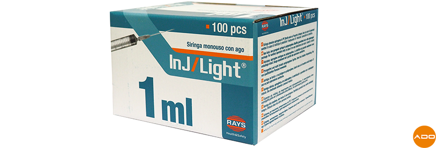 Syringes InJ/Light® - 1 ml