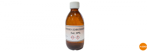 Hidróxido de sodio 10% - 250ml.