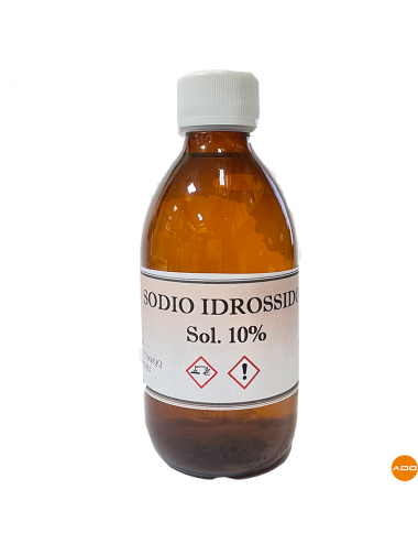 Hidróxido de sodio 10% - 250ml.