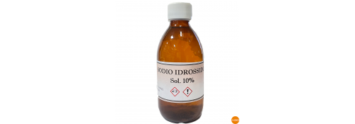 Sodio idrossido 10% - 250ml.