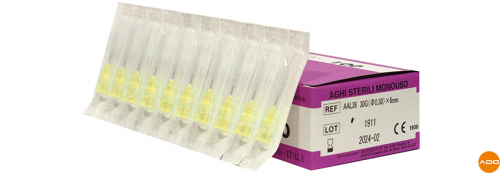 Agujas de mesoterapia - 30G x 6mm