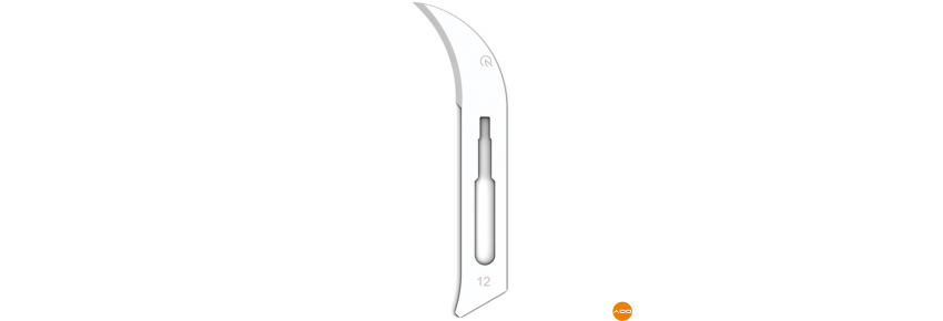 Sterile carbon blades - No. 12