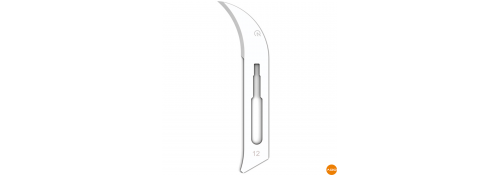 Sterile carbon blades - No. 12
