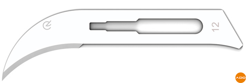 Lame sterili in carbonio - N° 12