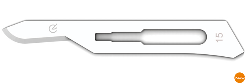 Lame sterili in carbonio - N° 15