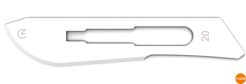 Cuchillas estériles de carbono - N° 20