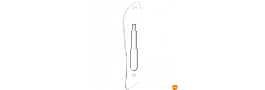 Cuchillas estériles de carbono - N° 20