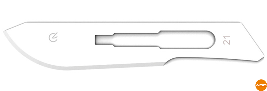 Sterile Kohlenstoffklingen - Nr. 22