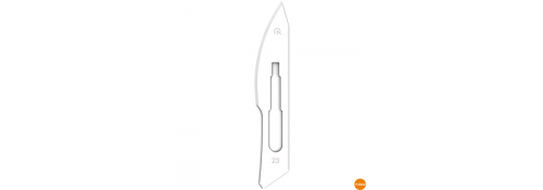Sterile Kohlenstoffklingen - Nr. 23