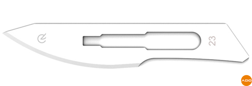 Sterile carbon blades - No. 23