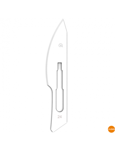 Carbon Steel Sterile Blades - No. 24