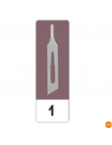 Sterile carbon scalpels - No. 1