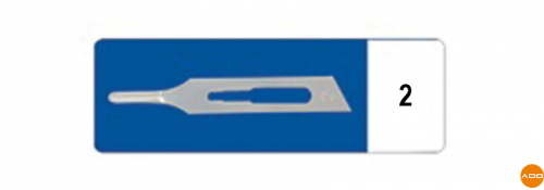 Sterile carbon chisels - No. 2