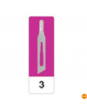 Sterile carbon scalpels - No. 3