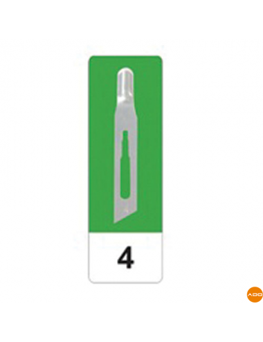 Sterile carbon scalpels - No. 4