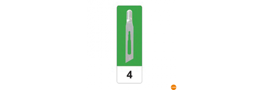 Cuchillas estériles de carbono - N° 4