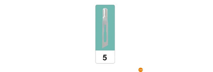 Sterile carbon scrapers - No. 5