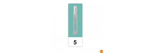 Sterile carbon scrapers - No. 5
