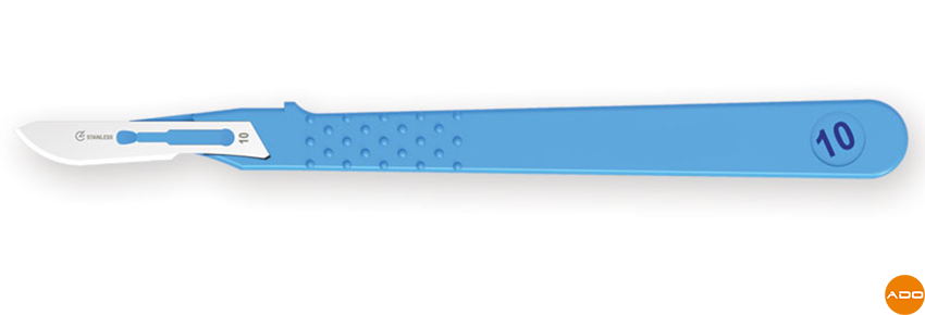 Disposable sterile scalpel - No. 10