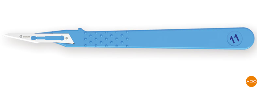 Sterile disposable scalpel - No. 11