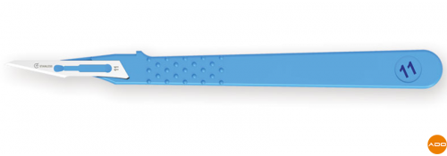 Disposable sterile scalpel - N° 11