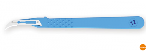 Sterile disposable scalpel - No. 12