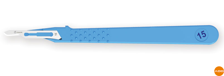 Sterile disposable scalpel - No. 15