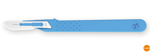 Sterile disposable scalpel - No. 21