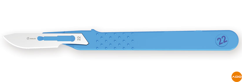 Sterile disposable scalpel - No. 22