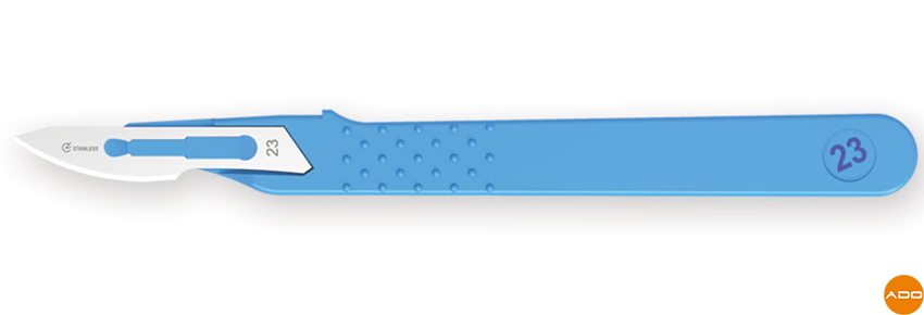 Disposable sterile scalpel - No. 23