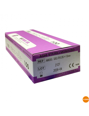Nadeln für Mesotherapie - 33G x 12mm