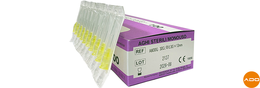 Aghi mesoterapia - 30G x 12mm